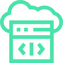 Cloud development icon